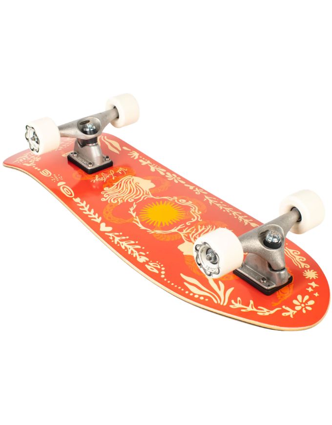 Carver x GRLSWIRL Sunflower CX Surf Skateboard | 31"